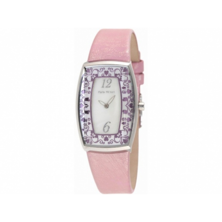Paris Hilton hodinky s obdĺžnikovým ciferníkom a s koženým náramkom